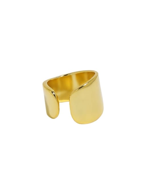 18K gold [Single-Only One] 925 Sterling Silver Geometric Minimalist Single Earring [Single-Only One]